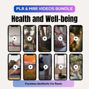 Resell-Ready Health & Wellness Videos – Faceless Instagram Reels with MRR & PLR Rights